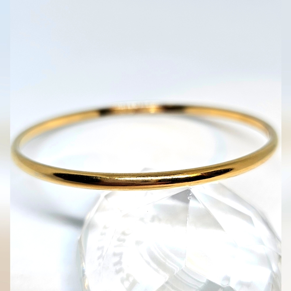VTG Monet Gold Bangle Bracelet
